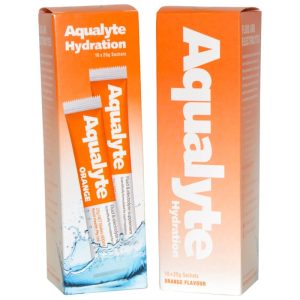 AQUALYTE 25g Satchets - Box 10, Orange Flavour