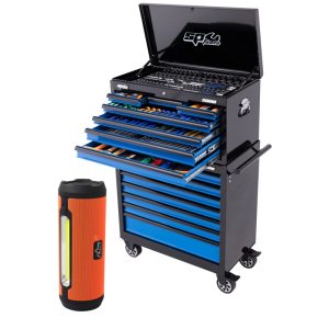 SP TOOLS TOOLKIT 417PC METRIC/SAE - SUMO SERIES 14 DRAWER BLACK/BLUE