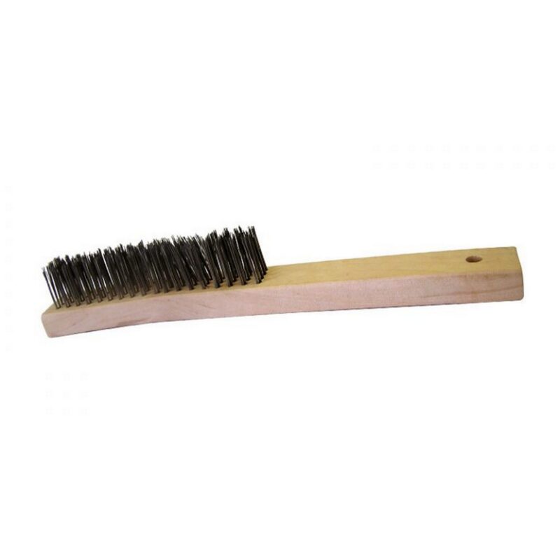 JOSCO Brush Hand 4R Stainless Wood Long Handle
