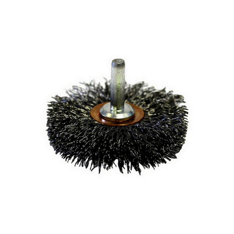 JOSCO 64x12mm x29G W/6.3mm Spindle Crimped Wire Wheel