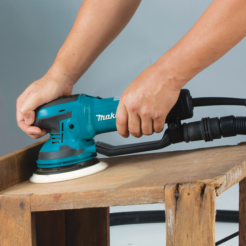 MAKITA Random Orbit Sander, 150mm, 750W, Connector Case - Image 3