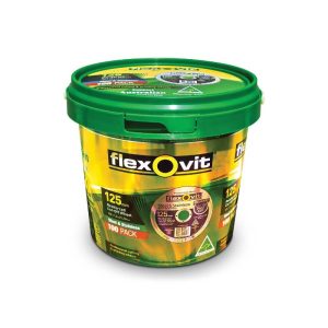 FLEXOVIT 125X1.0mm Metal Cut Off Wheel - 100 Pack