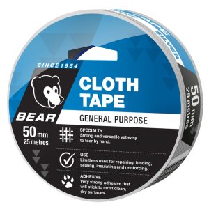 NORTON Cloth Tape 50mmx25M Silver