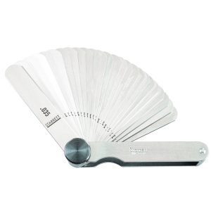 STARRETT Thickness Gauge 31 Straight Leaves .0015-.035In Range