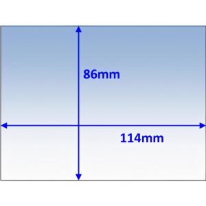 WELDCLASS Lens-Clear 114X86Mm Suit Chameleon Outer