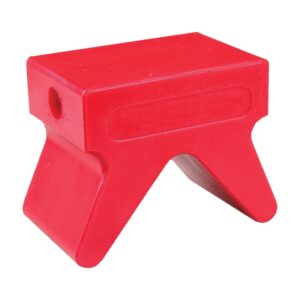 ALL STATE TRAILER SPARES 4 Inch Poly V Block Red