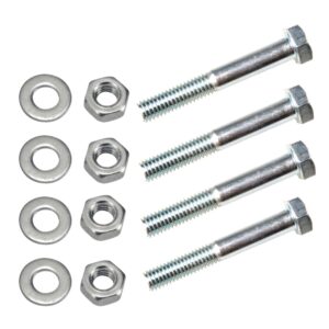 ALL STATE TRAILER SPARES 1/2 Inchx4 Inch Unf Bolt W Nut,Washe