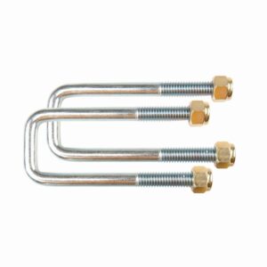 ALL STATE TRAILER SPARES U Bolt 40 Square x 130mm W Nuts x2