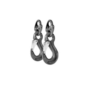 AUSTLIFT G80 Vehicle Chain Safety Hook Set 8mm Black