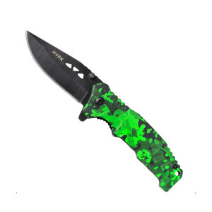 MVRK Camo EDC Folding Knife - Green