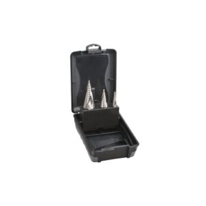 BORDO Saber 8031-S1 HSS Step Drill Set Metric Spiral Flute Hex Shank
