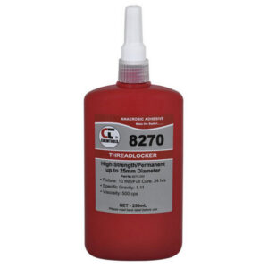 CHEMTOOLS High Strength Permanent High Temp Threadlocker 10Ml