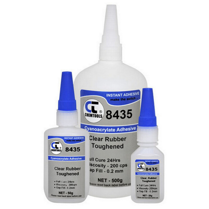 CHEMTOOLS Clear Rubber Toughened Instant Adhesive 500G