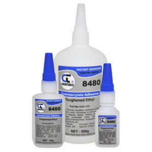 CHEMTOOLS Toughened Ethyl High Strength Black Cyanoacrylate 50G