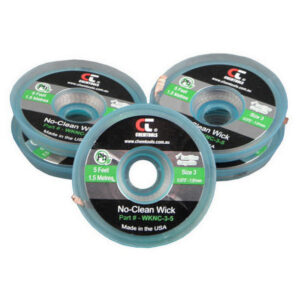 CHEMTOOLS Solder Wick/Braid No Clean 2.15 Mm - Green 5 Feet