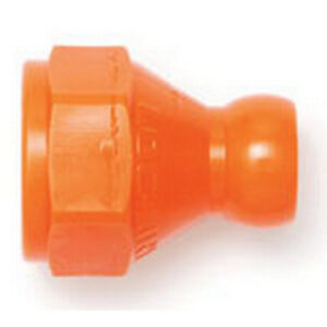 LOC-LINE 1/2 Inch System To 3/8 Flare Nut Adaptor (Pkt Of 4)