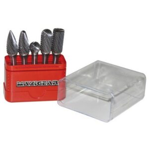 PRECISION SPECI Burr Carbide 1/8 Shank 1/8 & 1/4 Head Double Cut 10 Piece Se