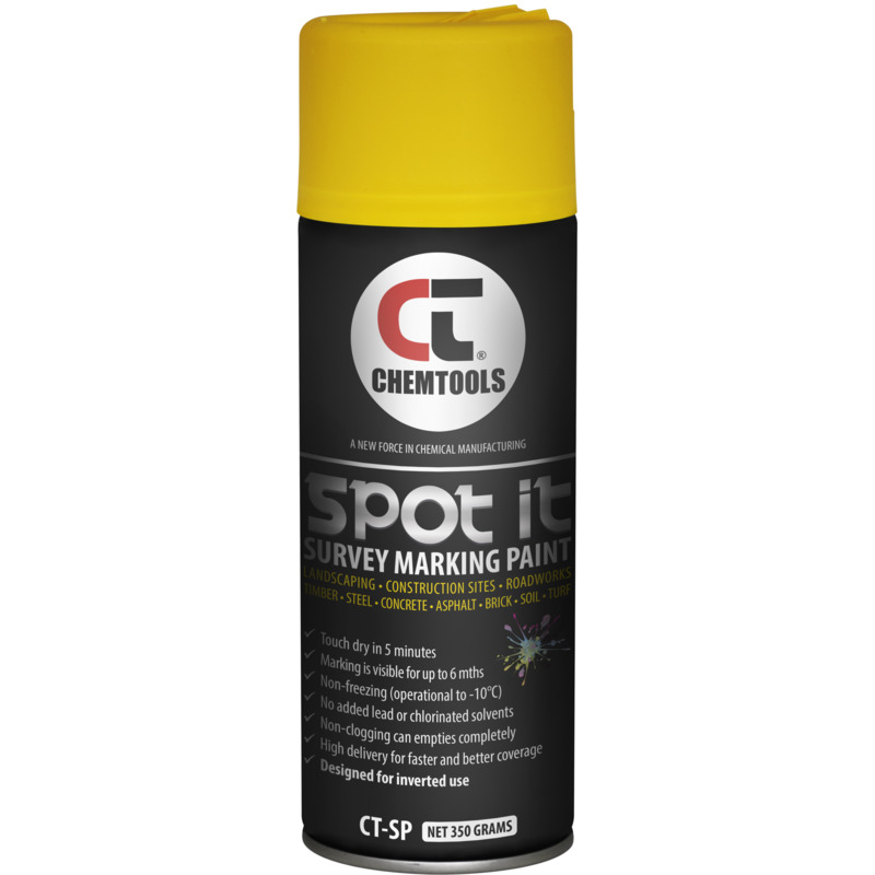CHEMTOOLS Spot It Marking Paint Yellow 350G Aerosol