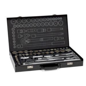 TYPHOON Socket Set 43 Pce, 1/2" Dve Af & Metric
