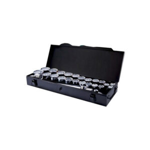 TYPHOON 26 Piece 3/4” Drive Metric and Imperial Chrome Vanadium 12 Point Socket Set