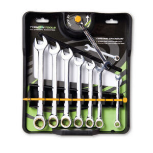 TYPHOON 8 Piece Ratchet Spanner Set  Imperial