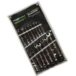 TYPHOON 15 Pc Combination Spanner Set Metric Only 7 - 21Mm