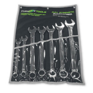 TYPHOON 7 Piece Jumbo Combination Spanner Set - Metric