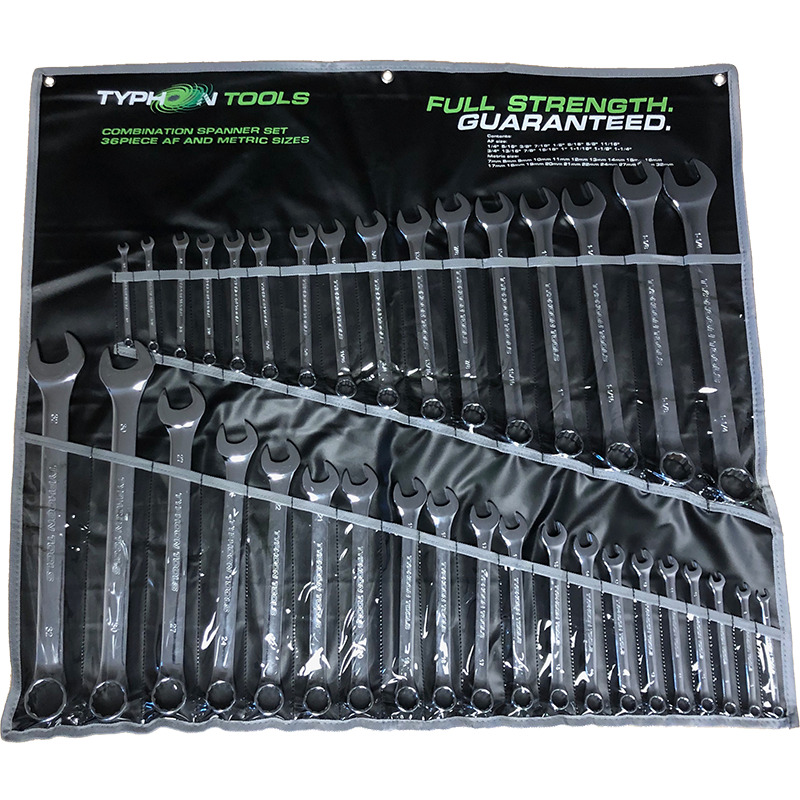 TYPHOON 36 Piece Combination Metric & Imperial Spanner Set
