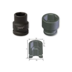 TYPHOON 1/2" Dr Std Impact Socket12Mm