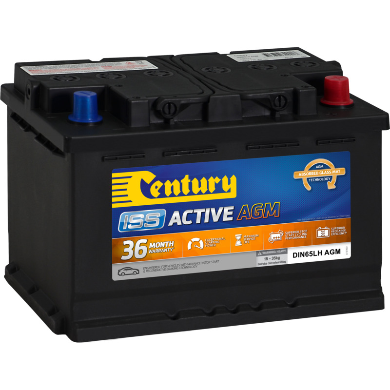 CENTURY DIN65LH AGM ISS Active Stop/Start Car Battery
