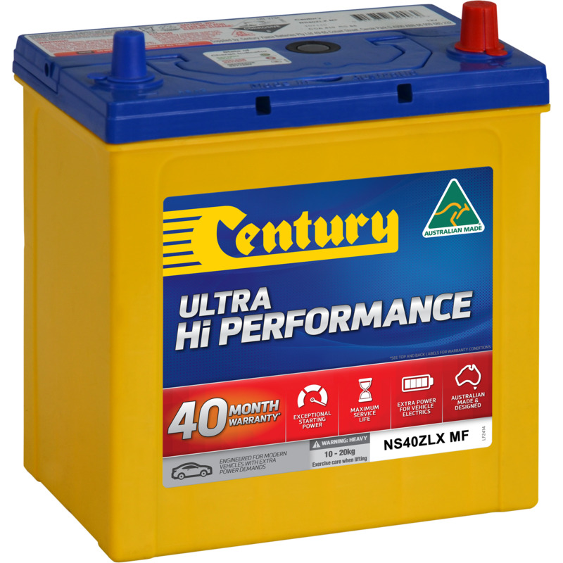 CENTURY NS40ZLX MF Hi Performance Conventional Car Battery