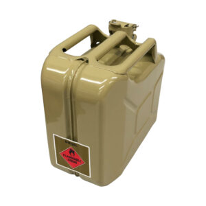 PRO QUIP 5L Afac Pipeline Grey Metal Jerry Can (2 Stroke 50:1)