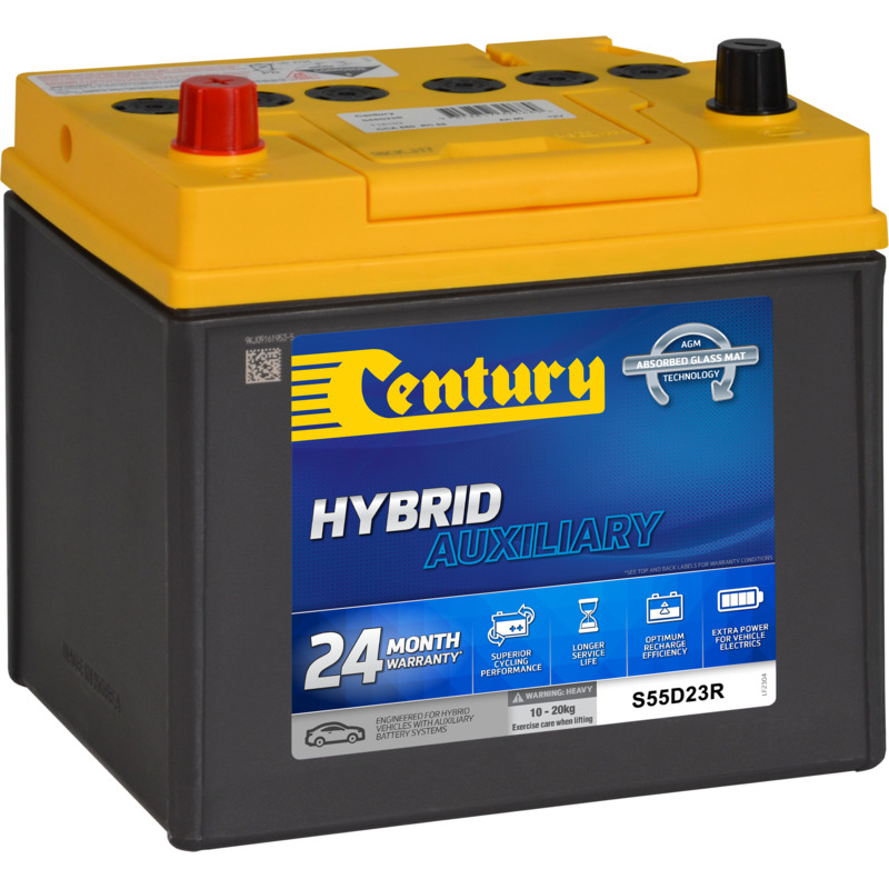 CENTURY S55D23R ISS Active EFB MF Stop-Start Car Battery