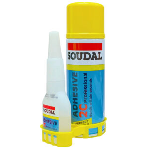 SOUDAL 2C Adhesive Kits (50g Cyano / 200ml Activator)