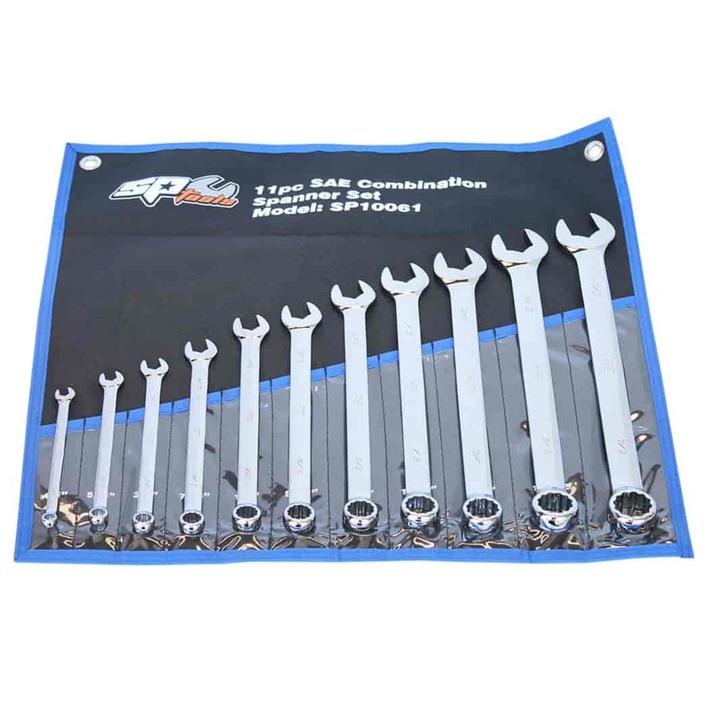 SP TOOLS SPANNER SET - ROE 11PC SAE