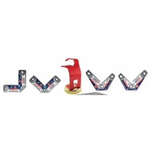 HAFCO Multi-Angle Corner Magnets x4 & Magnetic Torch Holder