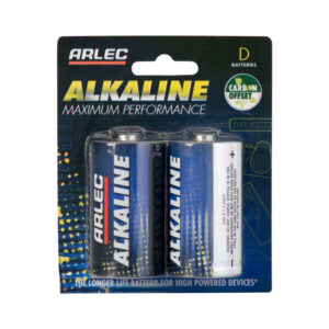 ARLEC Alkaline Battery - D X 2