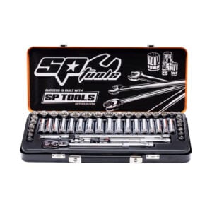 SP TOOLS SOCKET SET - 3/8DR 12PT AND 6PT 50PC METRIC/SAE