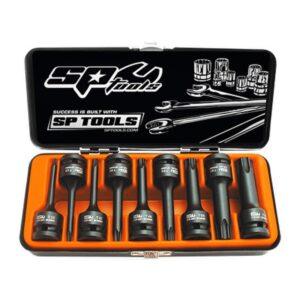 SP TOOLS SOCKET SET IMPACT 1/2DR TORX 9PC