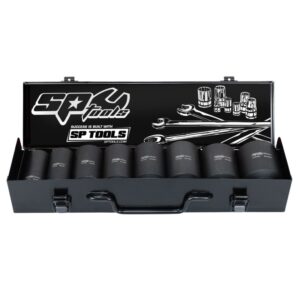 SP TOOLS Impact Socket Set 3/4" Dr 8pc Deep - Metric