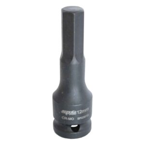 SP TOOLS SOCKET IMPACT 1/2"DR INHEX METRIC 4MM