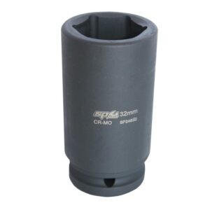 SP TOOLS SOCKET IMPACT 3/4DR 6PT DEEP METRIC 28MM