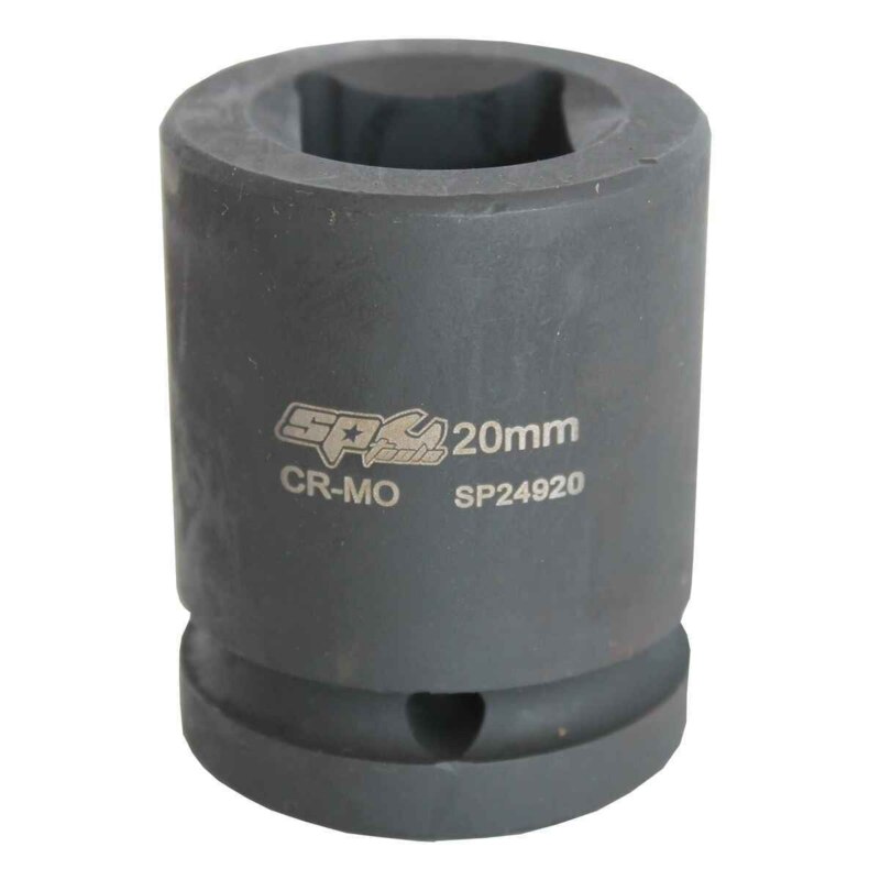 SP TOOLS SOCKET IMPACT 3/4"DR DOUBLE SQ METRIC 19MM
