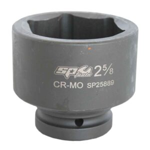 SP TOOLS SOCKET IMPACT 1DR 6PT SAE 1-3/8"