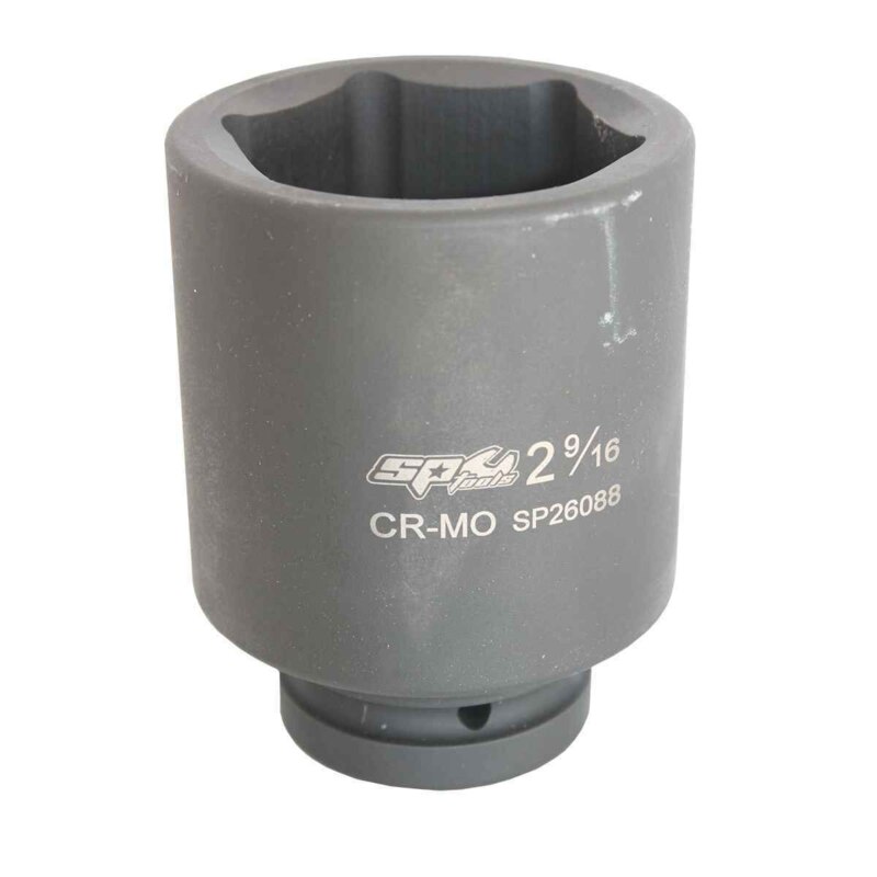 SP TOOLS SOCKET IMPACT 1"DR 6PT DEEP SAE 3"