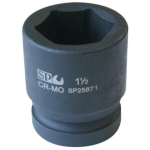 SP TOOLS SOCKET IMPACT 1-1/2"DR 6PT SAE 2-1/2"