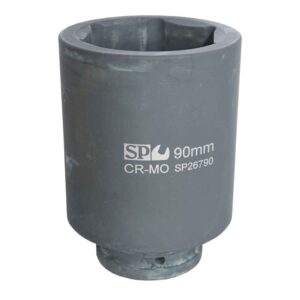 SP TOOLS SOCKET IMPACT 1-1/2"DR 6PT DEEP METRIC 85MM