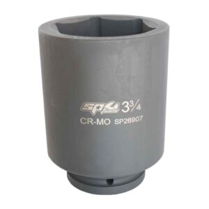 SP TOOLS SOCKET IMPACT 1-1/2"DR 6PT DEEP SAE 1-3/4"
