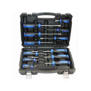 SP TOOLS SCREWDRIVER SET 12PC PHILLIPS/SLOTTED IN CARRY CASE