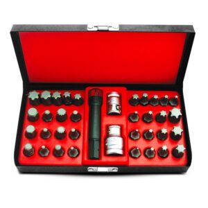 SP TOOLS BIT SET - PROFESSIONAL 3/8 & 1/2 DR 37 PIECE